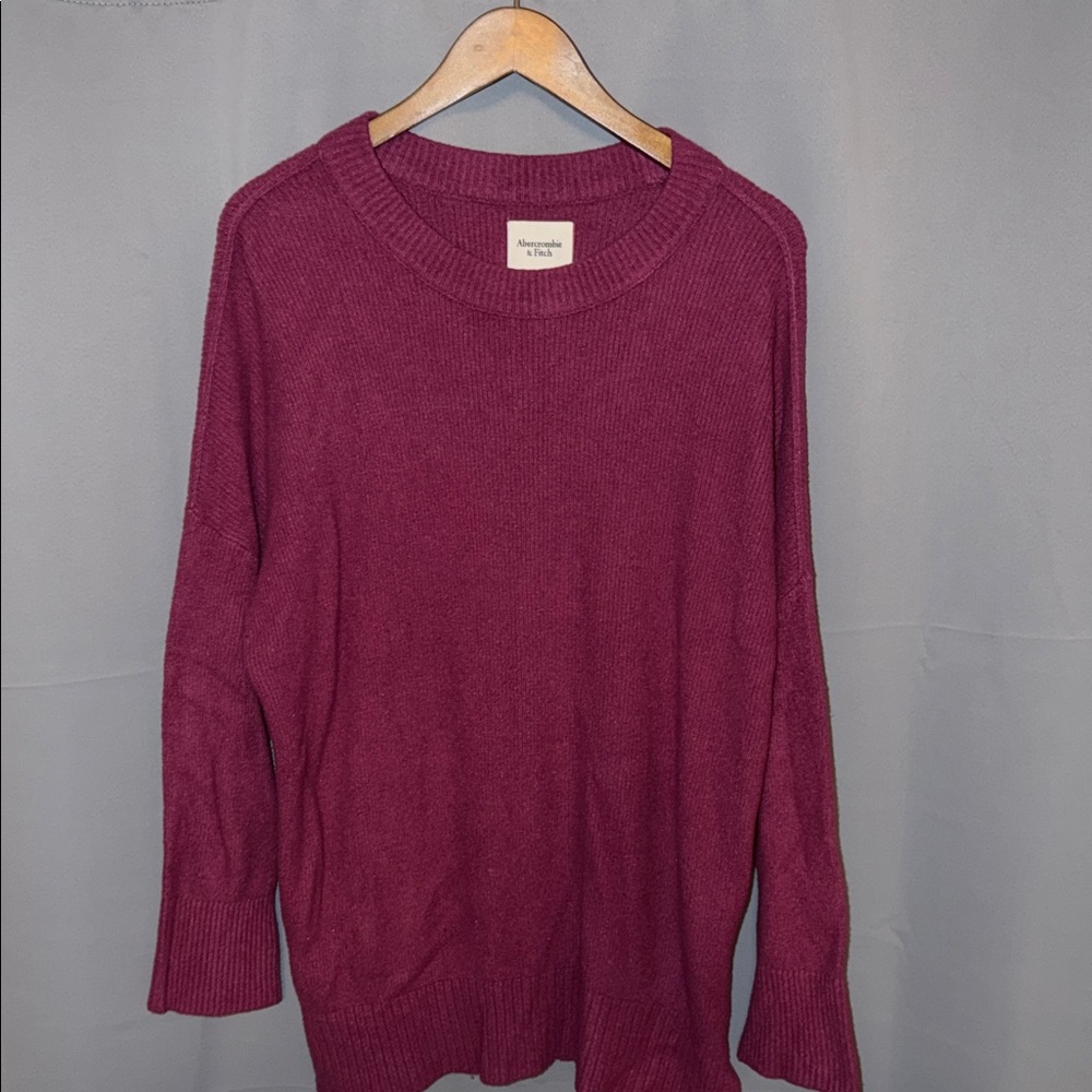 Abercrombie & Fitch Plum Knit Pullover
